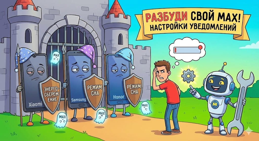 Настройка уведомлений MAX на Android