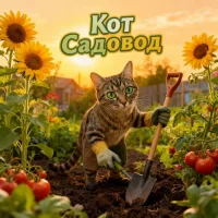 Кот садовод в MAX