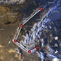 Прогноз землетрясений по космоснимкам облачности в MAX