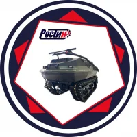 Плавающий всесезонный мотобуксировщик Ростин