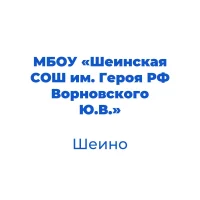 МБОУ "Шеинская СОШ им. Героя РФ Ворновского Ю.В. Корочанского муниципального округа"