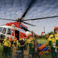 Авиалесоохрана. Магадан.